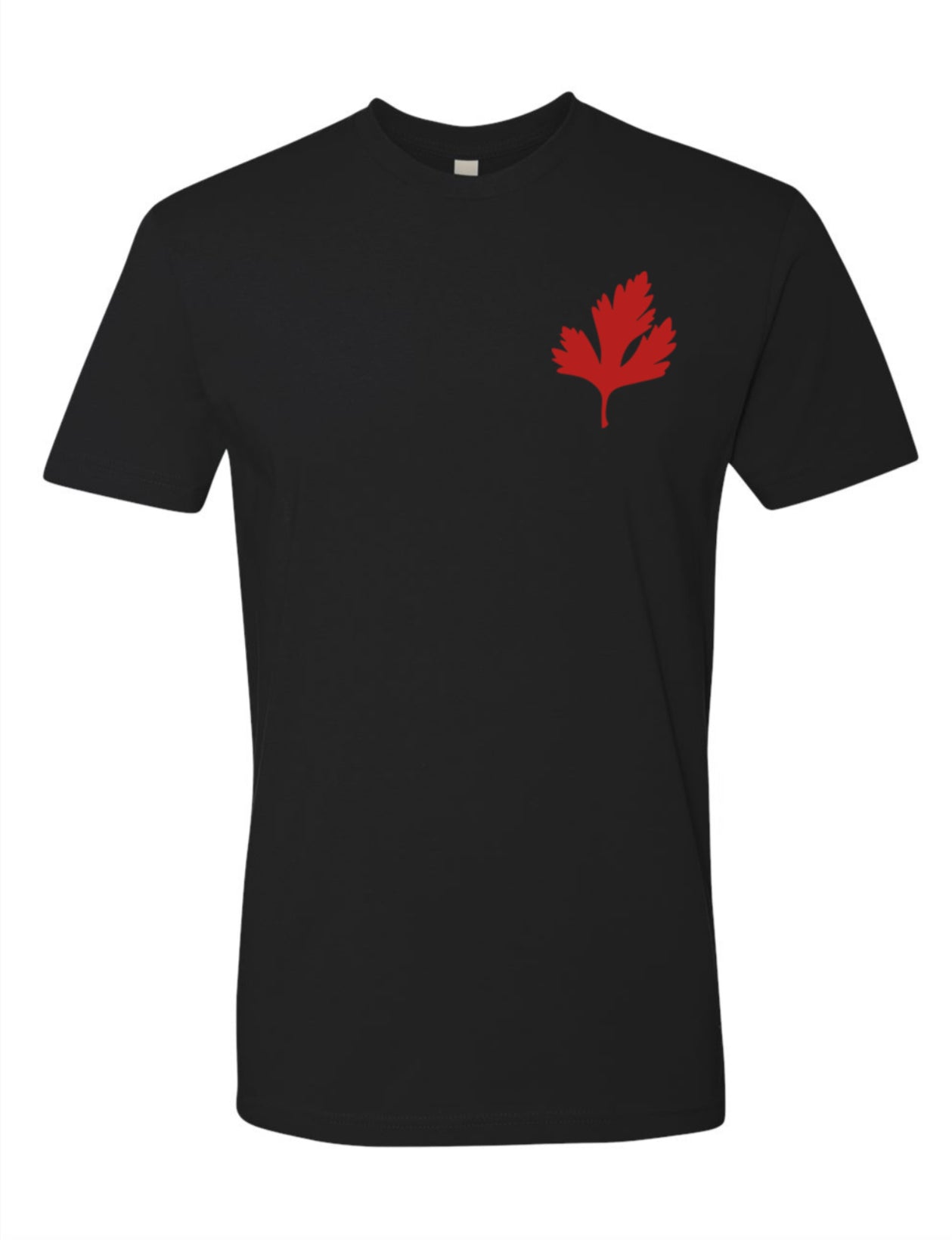 RED(BLACK) LEAF T-SHIRT