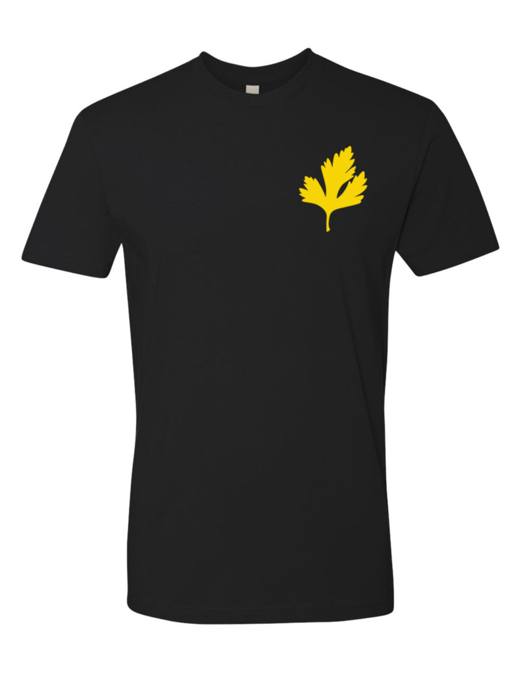 YELLOW(BLACK) LEAF T-SHIRT