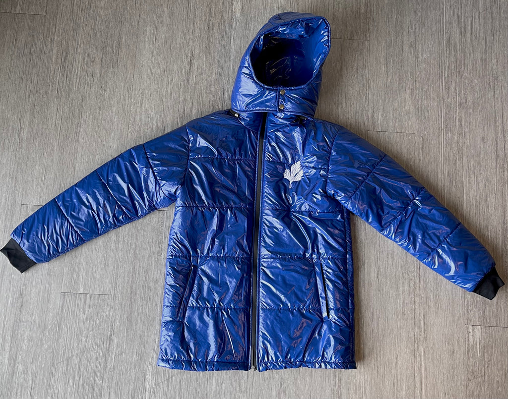 ROYAL BLUE PUFFER COAT