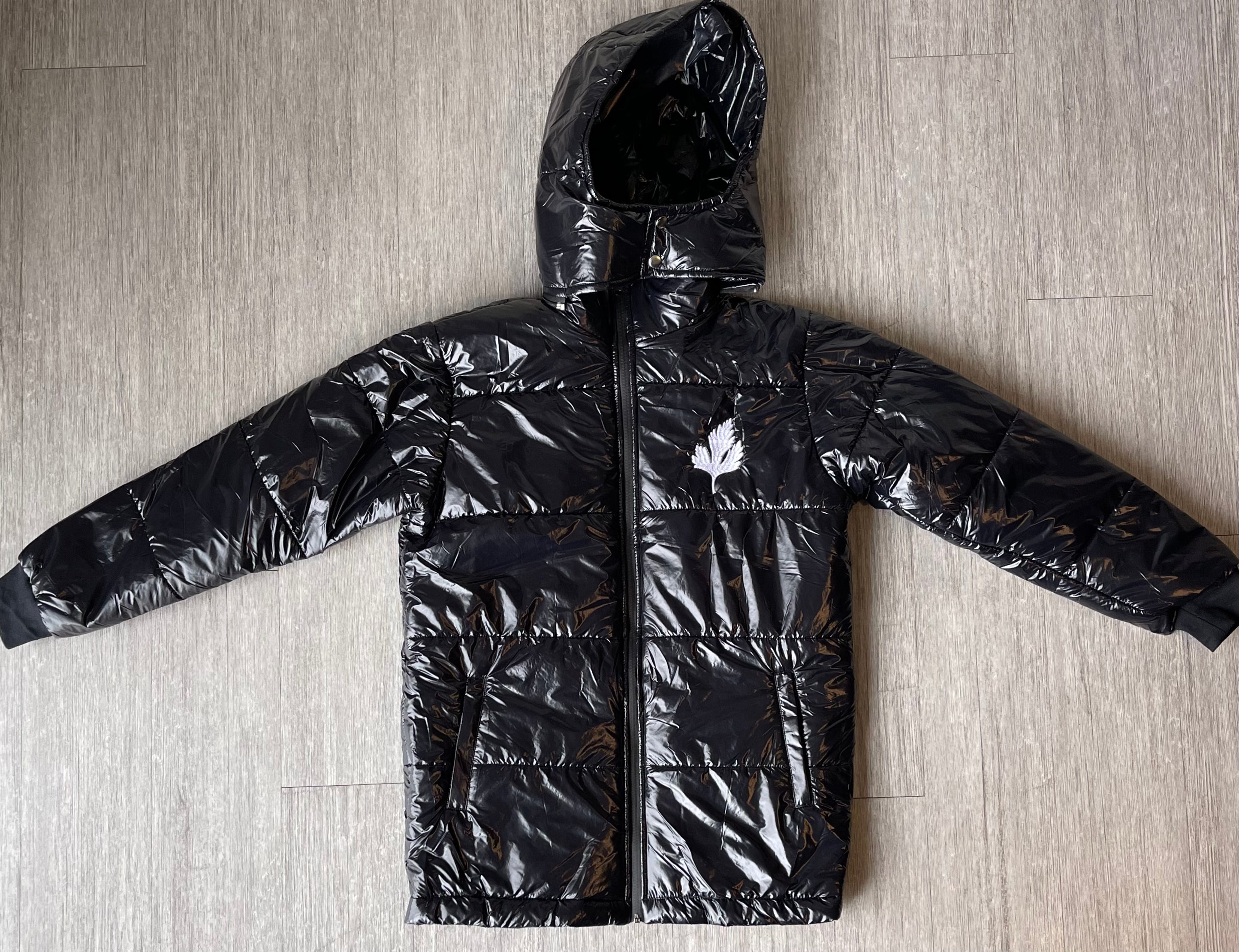 BLACK PUFFER COAT