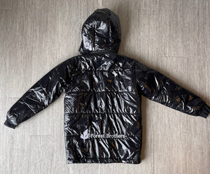 BLACK PUFFER COAT